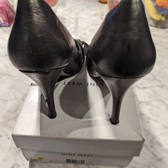 Nine West Stiletto High heels Grey Size 10 - Picture 5 of 10
